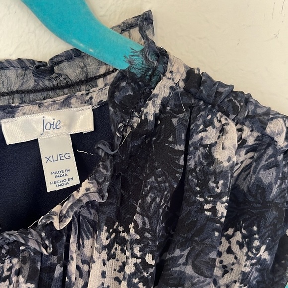 JOLIE BLACK GREY BALTIC PRINT LIGHTWEIGHT WOMENS DRESS SIZE XL - Picture 3 of 8